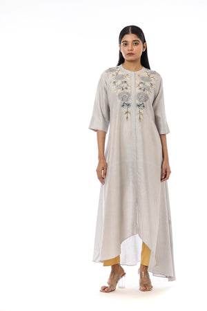 Floral Embroidered Kurta