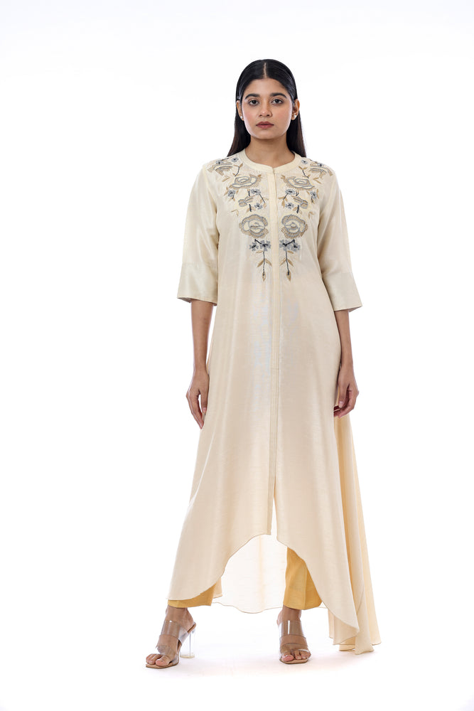 Floral Embroidered Kurta