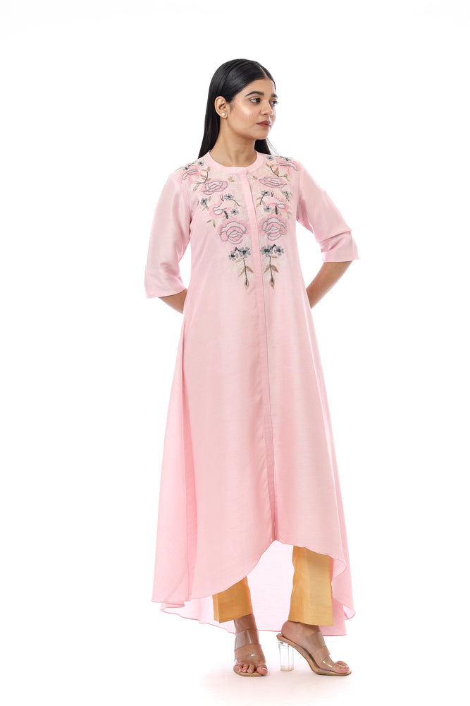 Floral Embroidered Kurta