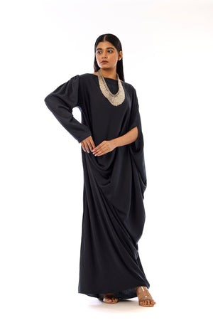 Cowl Drape Dress